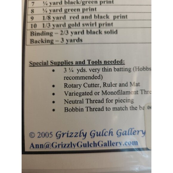 Twofer Quilt Pattern By Grizzly Gulch Gallery Create Two Unique Quilt Designs - Picture 7 of 9